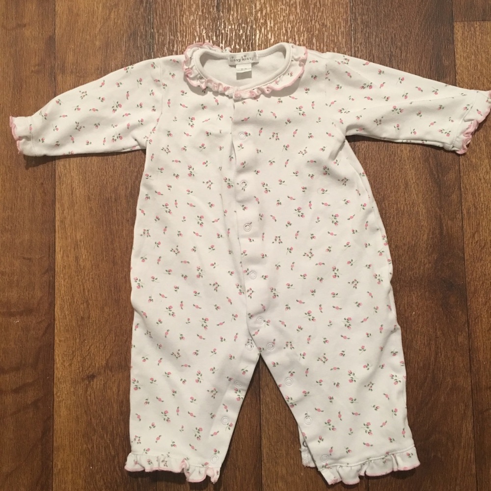 Kissy Kissy rose garden button up 6-9months